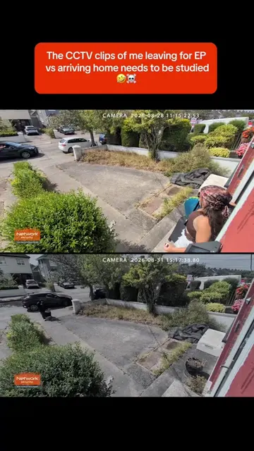 POV: your home security cam captures you coming back from a 3 day festival 💀 Se