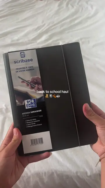 back to school haul 🍂📓 fun fact i had to buy my other planner cause this one’s