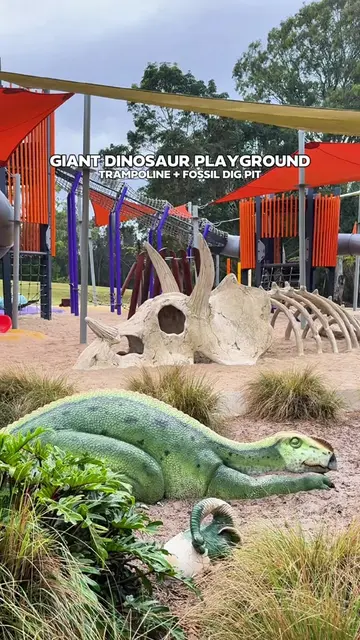 [ THINGS TO DO ] A $2.65 MILLION DINOSAUR PLAYGROUND JUST 30 MINUTES SOUTH OF BR