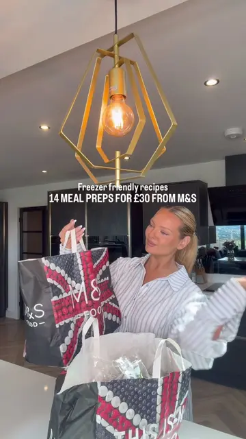 14 meal preps for £30 from @Marks and Spencer ! All 3 recipes are simple, freeze