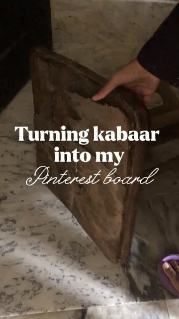 Taking a terribly broken, ugly table and starting the ultimate DIY upcycle into 