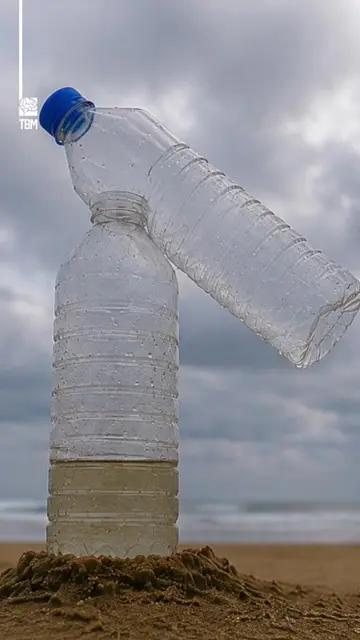 Fresh Water Using Only Sunlight - Two connected bottles can transform seawater i