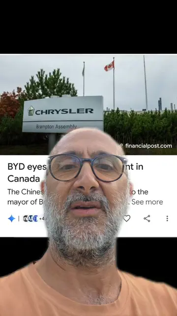 #greenscreen china's coming to brampton #byd