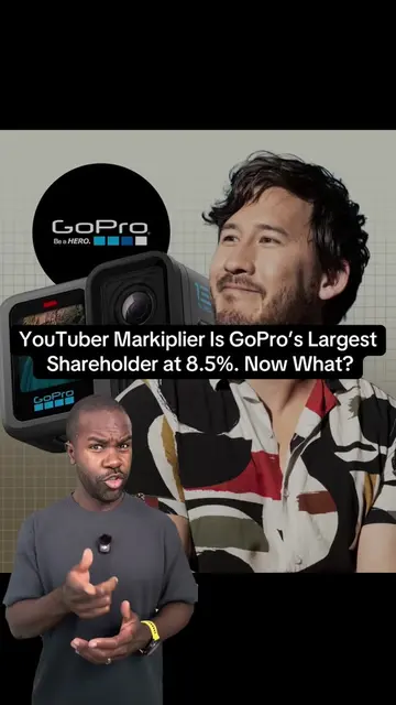 Markiplier bought 13.5 million shares of GoPro — 8.5% of the company, roughly $9