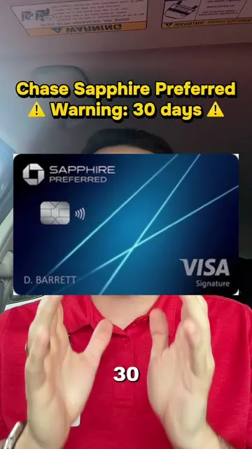 ⚠️ Chase Sapphire Preferred holders: you have 30 DAYS. Starting October 1st, the