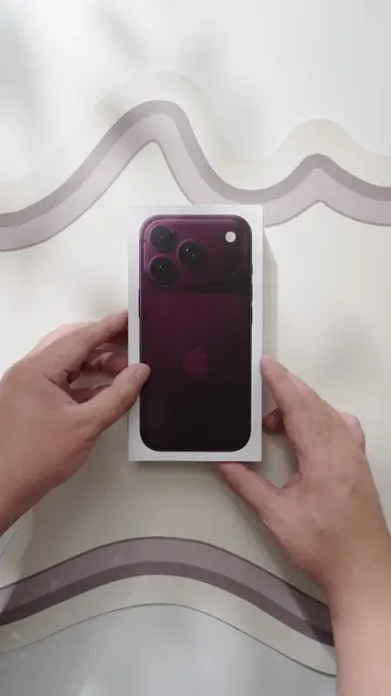 Dark cherry just feels so premium #darkcherry #iphone18pro #unboxing #iphonecase