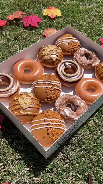 Your fall cravings are officially answered! 📞🍩 Which doughnut are you FALLing 