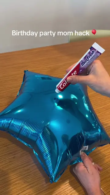 Birthday party mom hack 🎈 #momhack #birthday #balloons