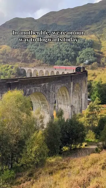 Back to Hogwarts we go ✨  #backtohogwarts #hogwarts #harrypotter #glenfinnanviad