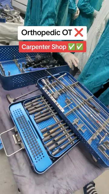An orthopedic OT and a carpenter shop are basically the same business model with