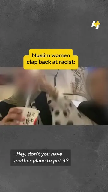 These Spanish Muslim women were enjoying a drink when they were verbally harasse