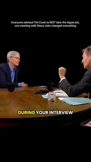 Tim Cook: The entire tech industry told me not to accept the Apple job… but one 