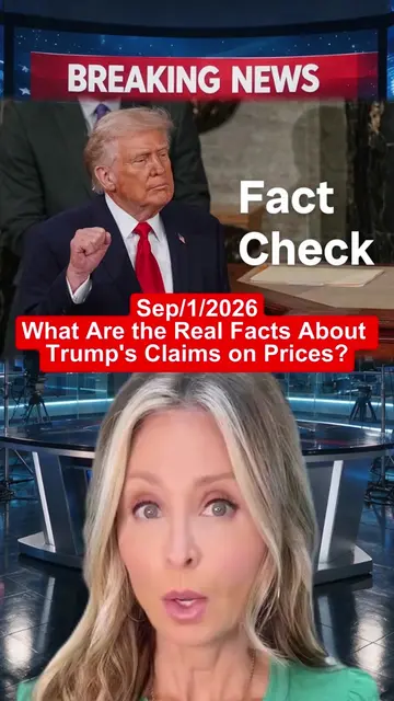 President Trump claims inflation is under control and grocery prices are down, b