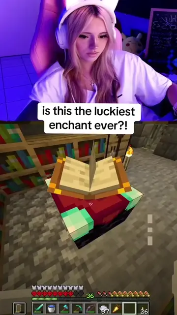 lucky enchantment moment! #streamer #mcyt #livehighlights #viral #clips 