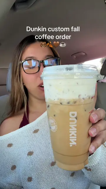 YUM this might be my fave so far!! ☕️ #coffeeorder #pumpkin #dunkin #falldrink 