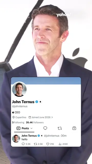 Apple has just entered its John Ternus era. #apple #iphone #ipad