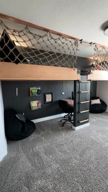 Lets build a loft bed! 🛏️🛠️🧸✨ #diyllftbed #loftbed #kidsroomideas #boysroomde
