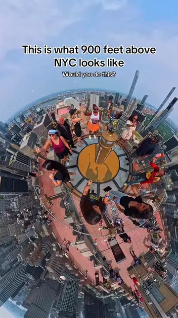 Top of the Rock’s Skylift takes you above the skyline 👀 Skylift is an open air 