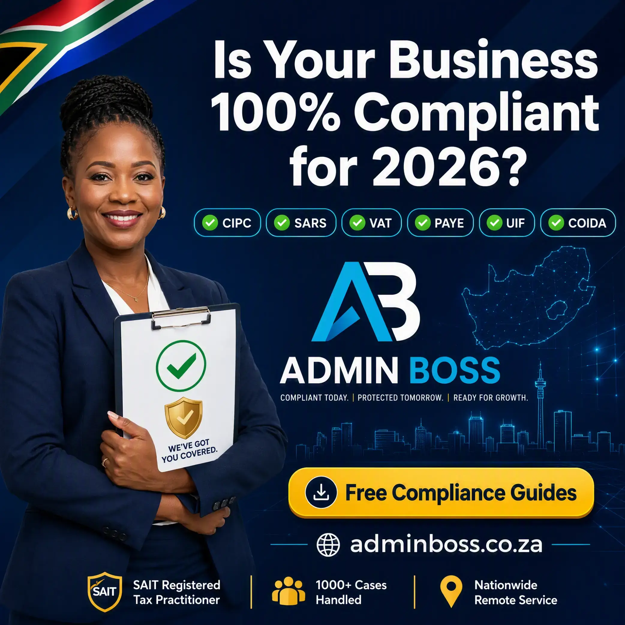 🚨 Is YOUR business 100% compliant for 2026? 🇿🇦 Miss 2 CIPC annual returns and
