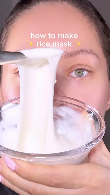 Finally my rice mask tutorial my loves. Sorry for the delay 🤗🩷 #brightening #a