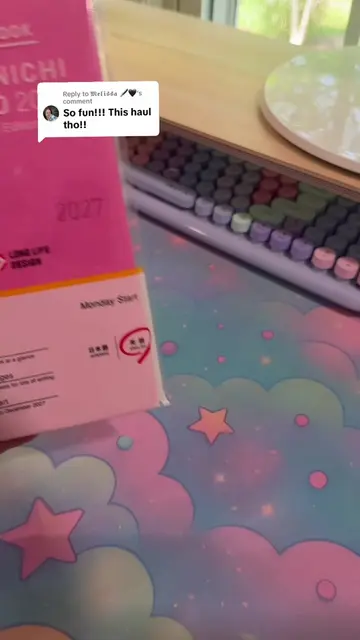 Replying to @𝕸𝖊𝖑𝖎𝖘𝖘𝖆 🖋️🖤 here’s a quick 2027 hobonichi weeks unboxing a