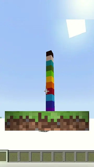 This Minecraft Wall Repairs Itself #Minecraft #mine #game #minecraftbedrock #gam