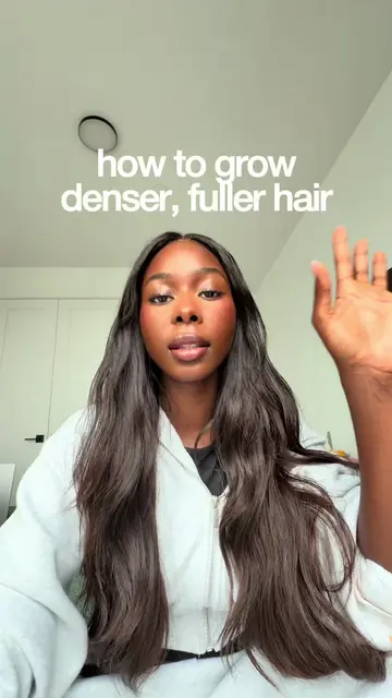 LETS GROW DENSER, FULLER, THICKER NATURAL HAIR! ★ & yes the supplements are in t