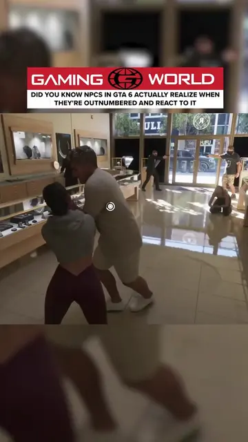 Found by @VICE_Vault Did you know NPCs in GTA 6 actually realize when they're ou