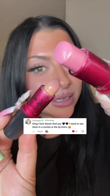 @ladygaga ask and you shall receive!! a lip combo using the new @Haus Labs lip l