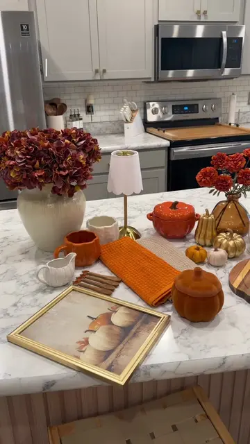 Decora conmigo mi cocina para otoño 🍂 Me encanta cómo unos pequeños detalles pu