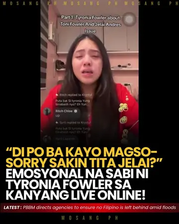 "DI PO BA KAYO MAGSO-SORRY SAKIN TITA JELAI? NEVER PO NAGING MISTRESS ANG MOMMY 