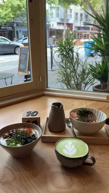 Aesthetic Japanese breakfast in SF 📍 Stonemill Matcha 561 Valencia St, San Fran