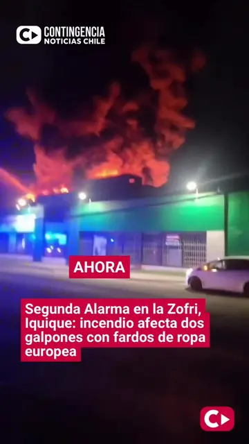 🚨 SEGUNDA ALARMA EN LA ZOFRI: INCENDIO AFECTA DOS GALPONES Un incendio declarad