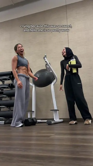 she was such an angel 🥹🥹 #gymcommunity #abs #gymgirl #gymmotivation #coreworko