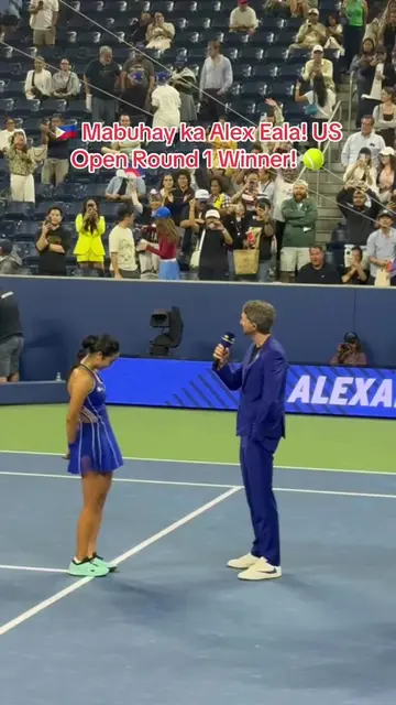 Congratulations, Alex! 🎉🇵🇭 What a way to start the US Open! You fought, you b
