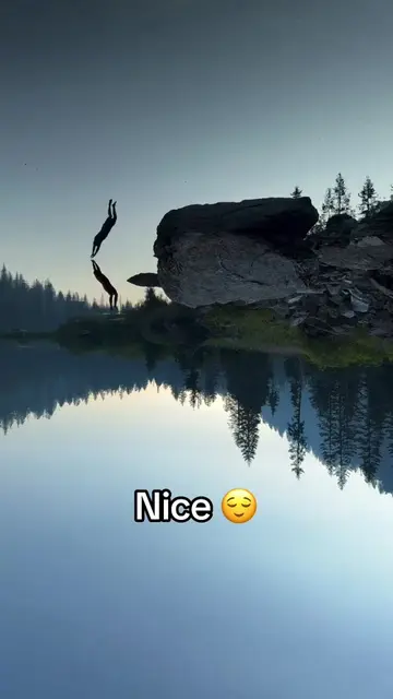 This reflection is crazy 😱 (via mark_pnw/IIG) #nature #satisfying #whoesome #ou