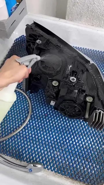 Custom headlights for the BMW G30; completely handcrafted using genuine carbon f