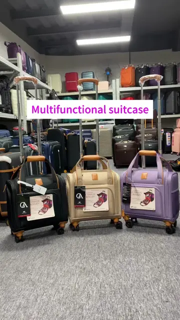 16-inch multi-functional suitcase#suitcase #luggagefactory #wholesale #MadeInChi