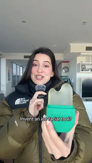 Plot twist, I created an ice facial tool because I hated freezing my fingers. 🧊
