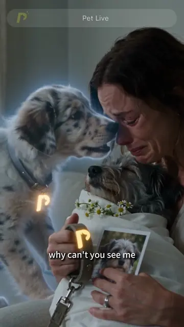 The day he passed away, his human held him and cried for a long time. The room f
