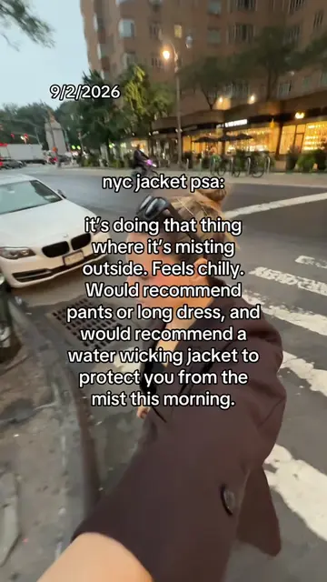 So it begins 😈  #nycjacketpsa#nycweather#nyc#weather#newyorkcity 