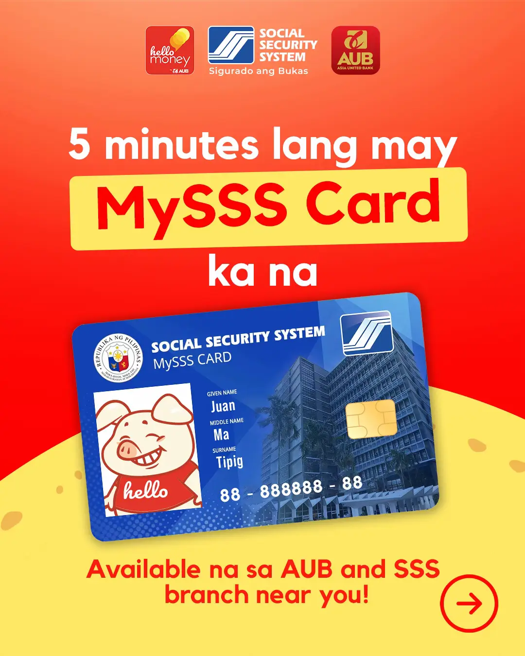 Wala ka pa bang MySSS Card? Say hello to this good news! ✨😉 Pwede mo nang ma-pr