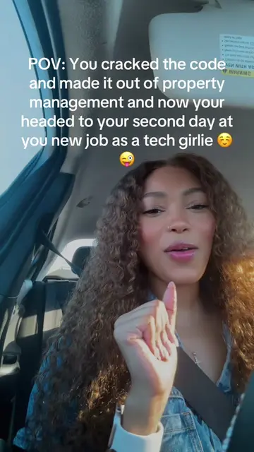POV: You cracked the code, escaped property management, and entered your ✨tech g