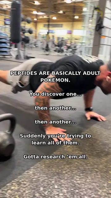 Peptides really are just Pokémon for adults. #pokemontiktok #peptide #workoutmot