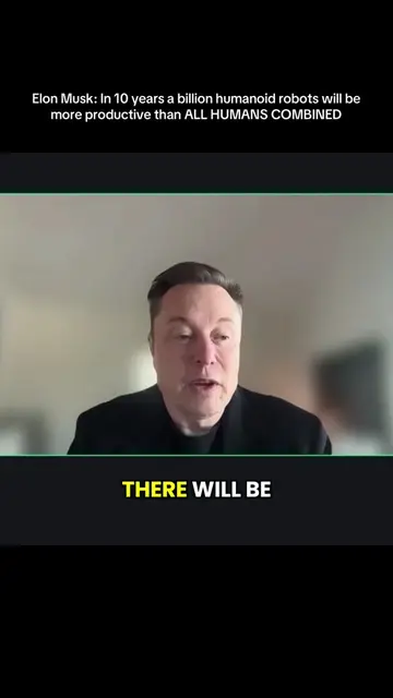 “There will be at least a billion robots in 10 years, and each will produce at l