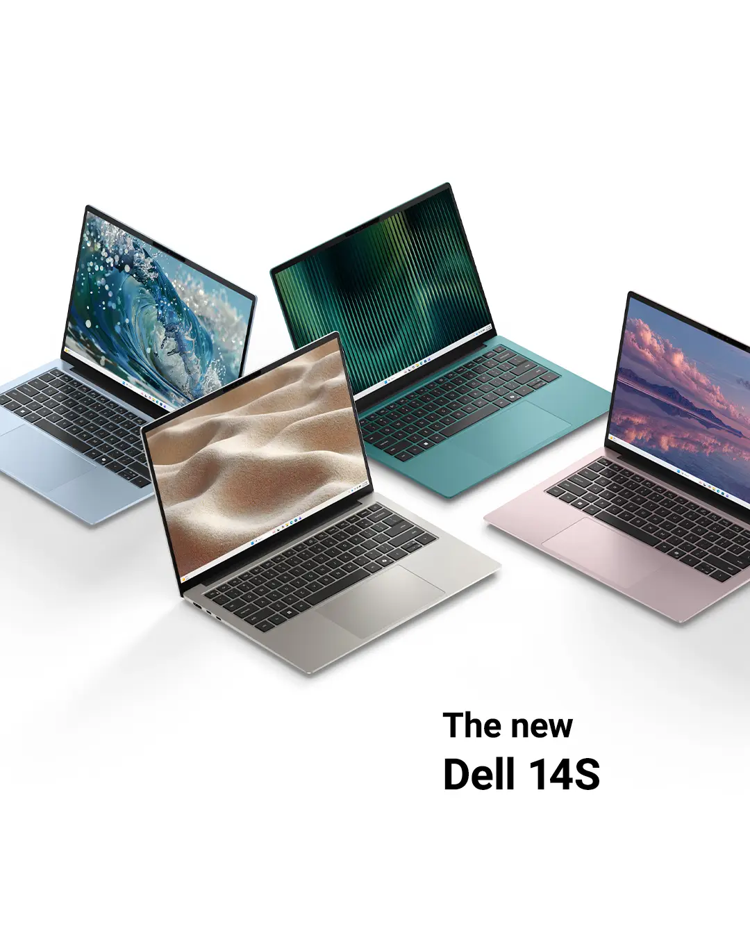 Introducing the new Dell 14S, designed in four colorways so you can pick your vi