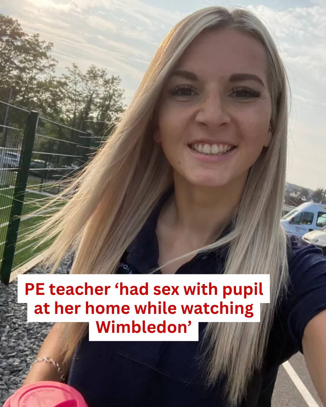 A court today heard how a 30-year-old PE teacher 'had sex with a pupil at her ho