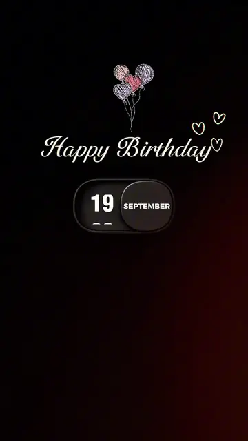 Happy Birthday 04 September Template-Just click "Capcut Anchor (try this templat