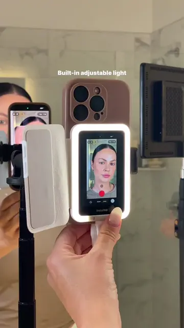 Stop filming blind 👀 The Insta360 Snap Selfie Screen lets me preview my shot in