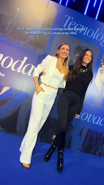 Así se vieron  las historias del equipo de marketing de Tiendanube en Tecnomoda.